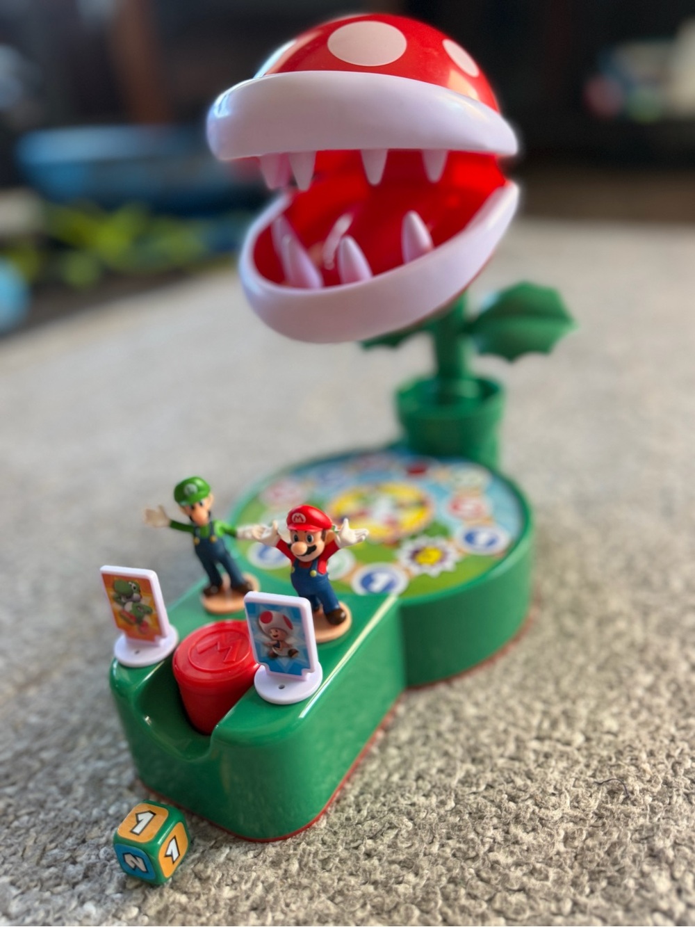Nintendo Super Mario Piranha Plant Kids Toy Game - Red & Green